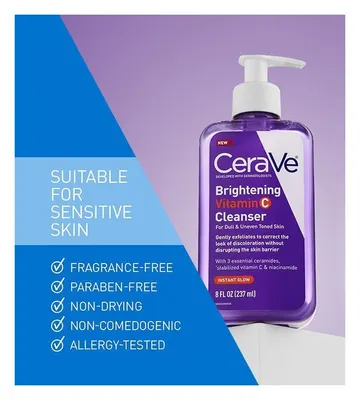 CeraVe Brightening Vitamin C Cleanser, image 5