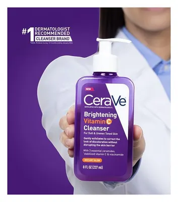 CeraVe Brightening Vitamin C Cleanser, image 6