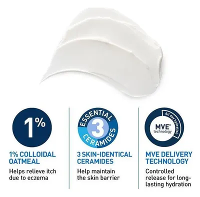 CeraVe Eczema Relief Moisturizing Cream, image 4