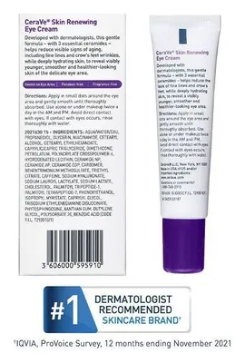 CeraVe Skin Renewing Eye Cream, image 5