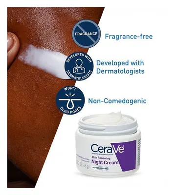 CeraVe Skin Renewing Night Cream, image 3