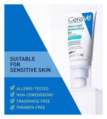 CeraVe Ultra-Light Moisturizing Gel, image 5