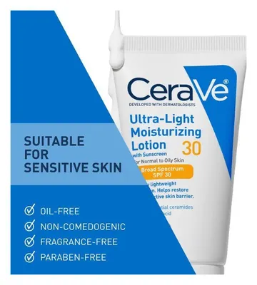 CeraVe Ultra-Light Moisturizing Lotion SPF 30, image 5