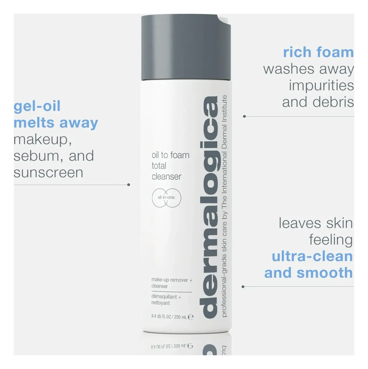 Dermalogica oil to foam total cleanser