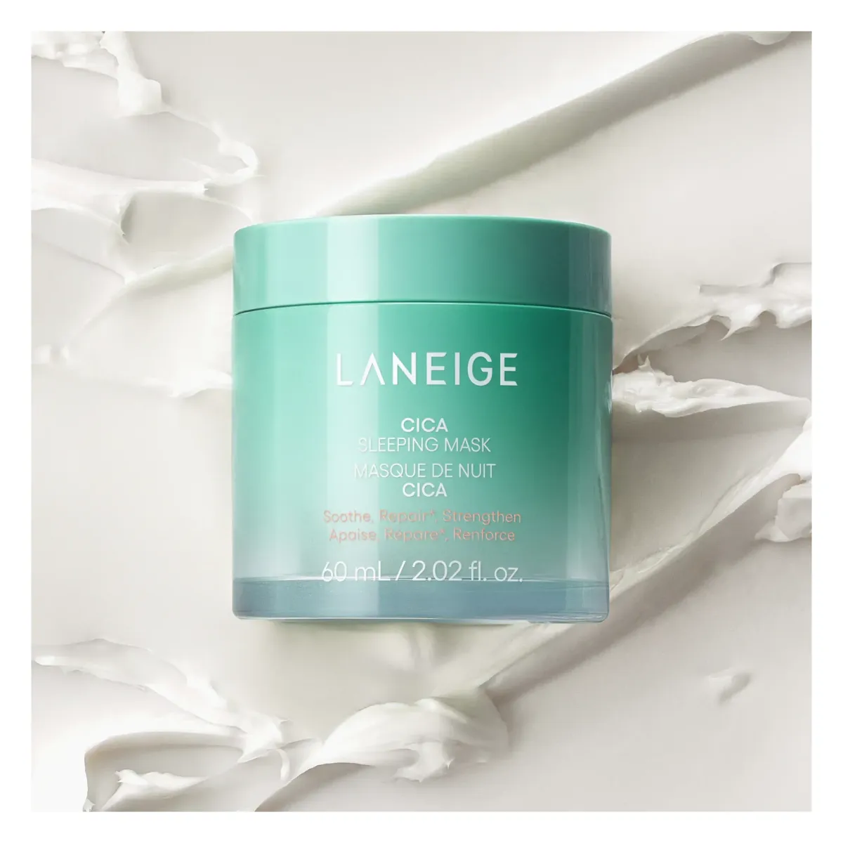 Laneige Cica Sleeping Mask with Centella Asiatica for Moisture Barrier Support