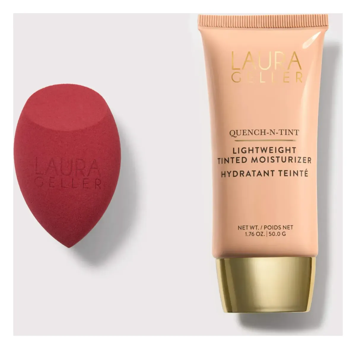 Laura Geller Quench-n-Tint Lightweight Tinted Moisturizer and Sponge